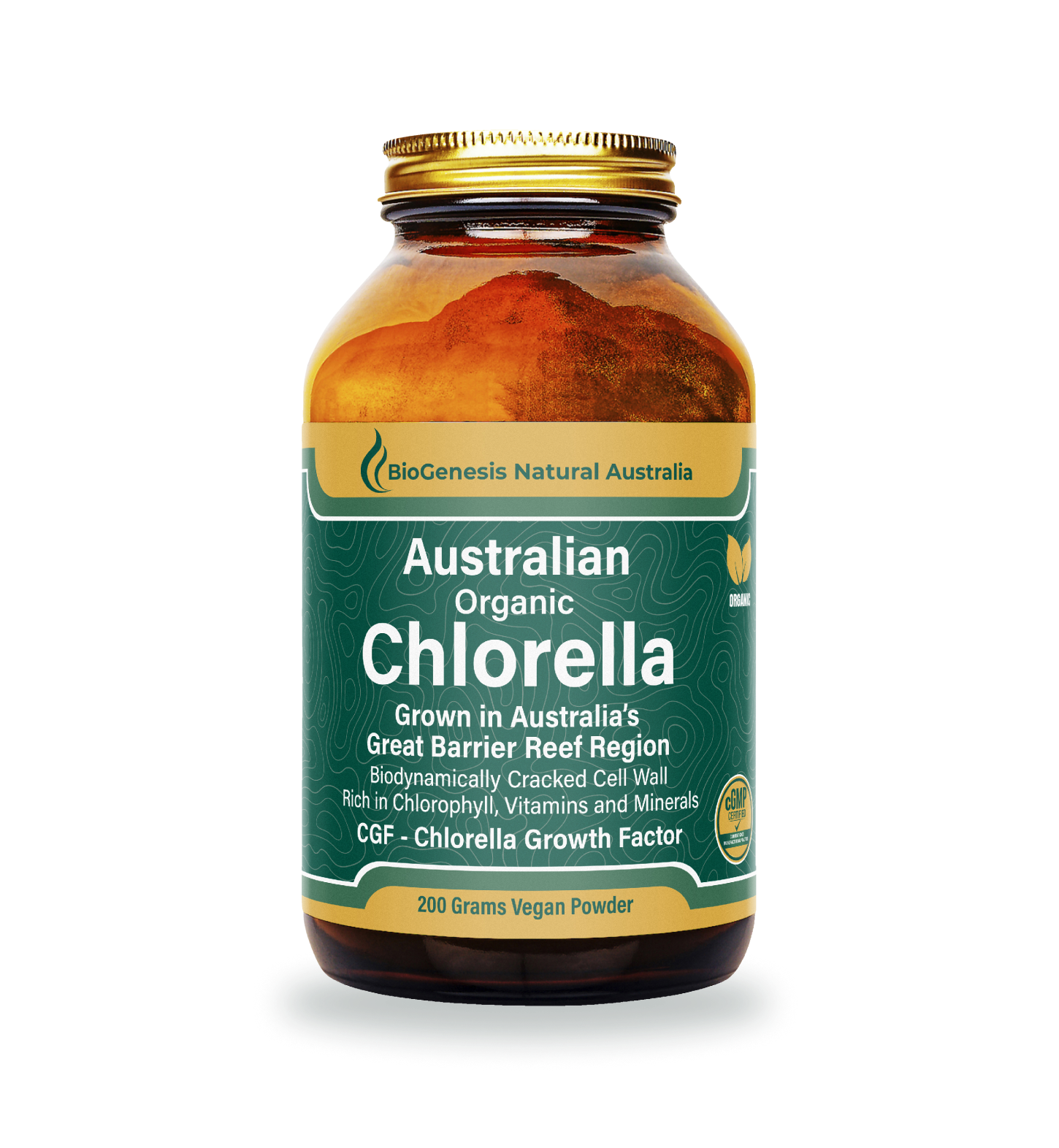 Australian Organic Chlorella Powder, 200g