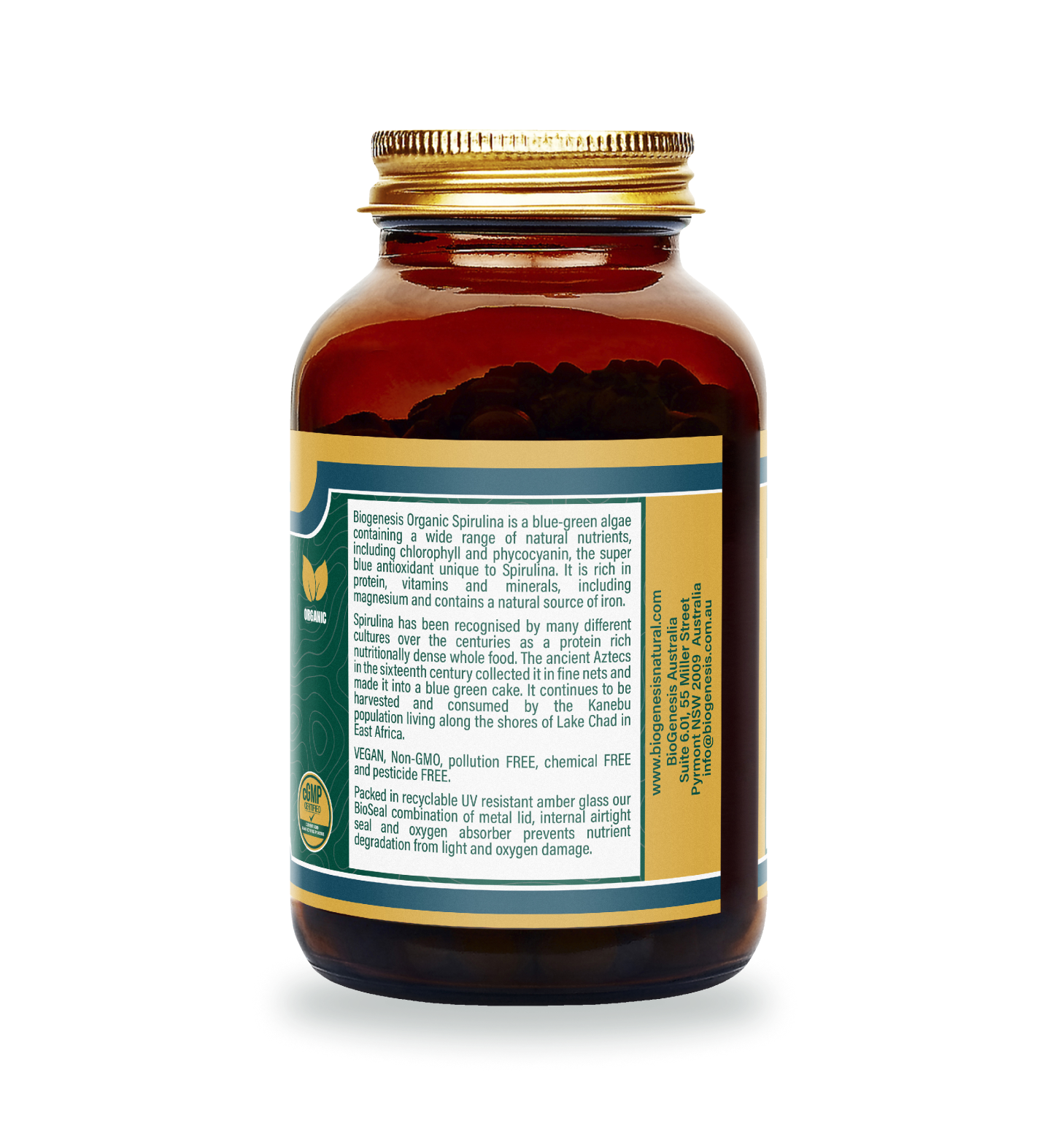 Organic Spirulina Tablets, 300 & 600 