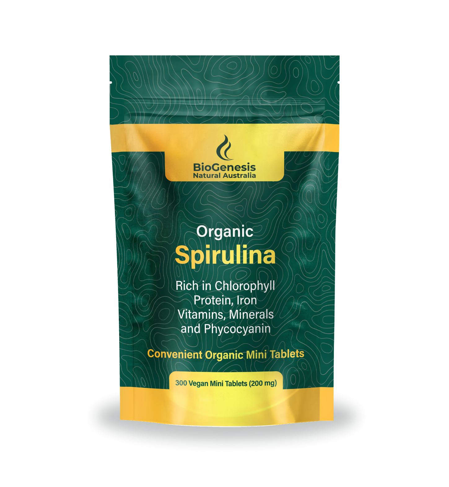 Organic Spirulina Mini Tablets, 300